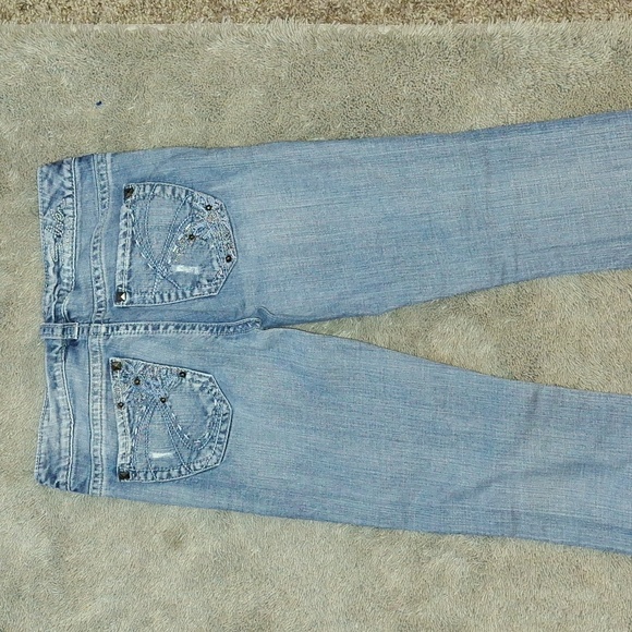 EUC Silver Low-Rise Jeans - Picture 3 of 7